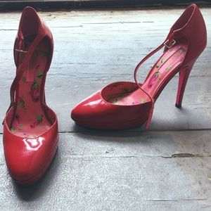 Apple Red Betsey Johnson Heels